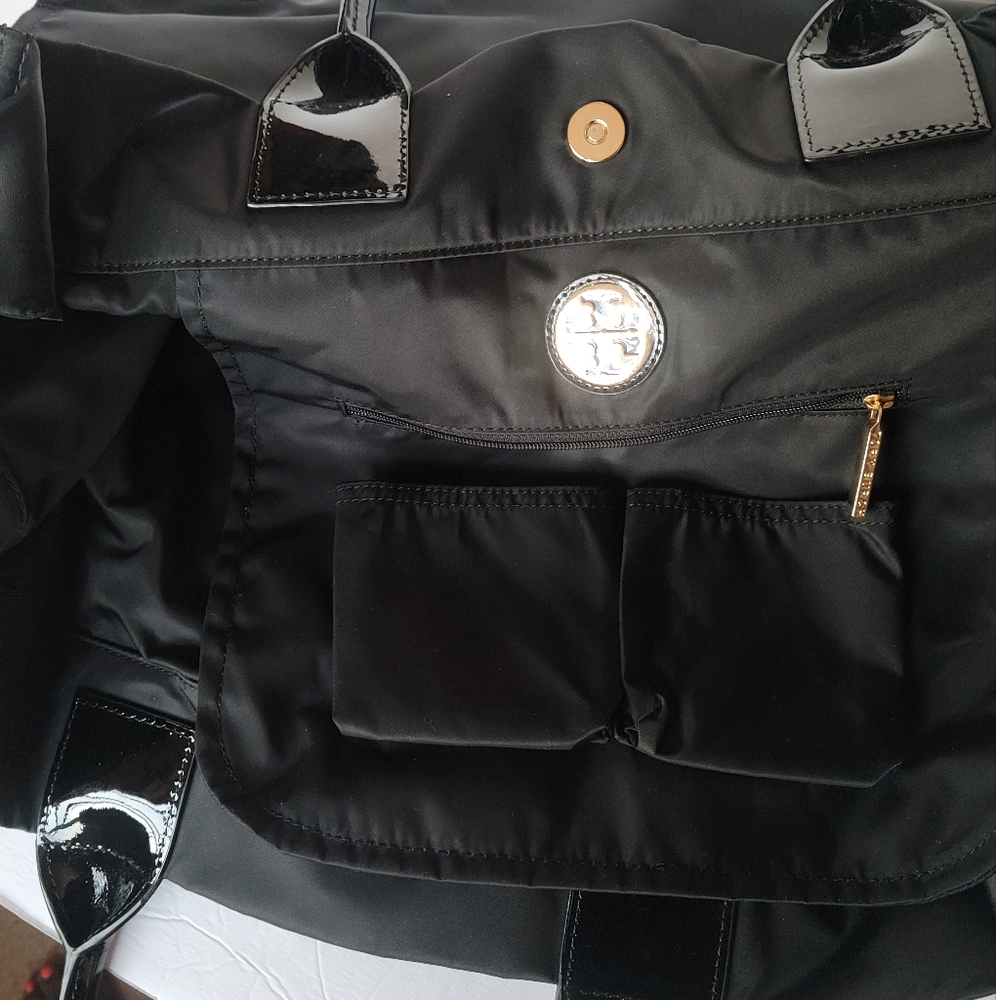 Tory Burch Ella patent nylon tote - Picture 9 of 9